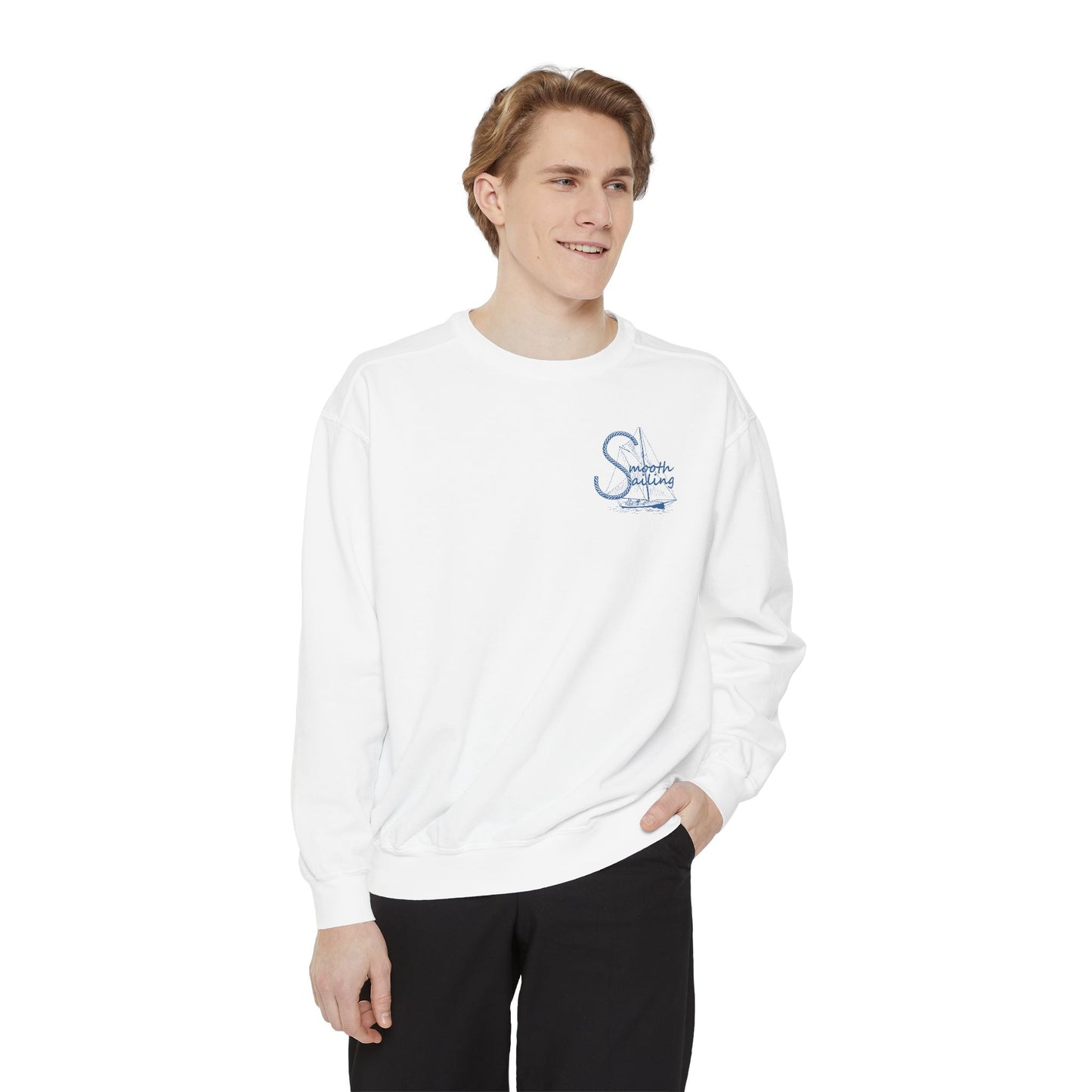 Newport Smooth Sailing Sweatshirt - Unisex Garment-Dyed Comfort