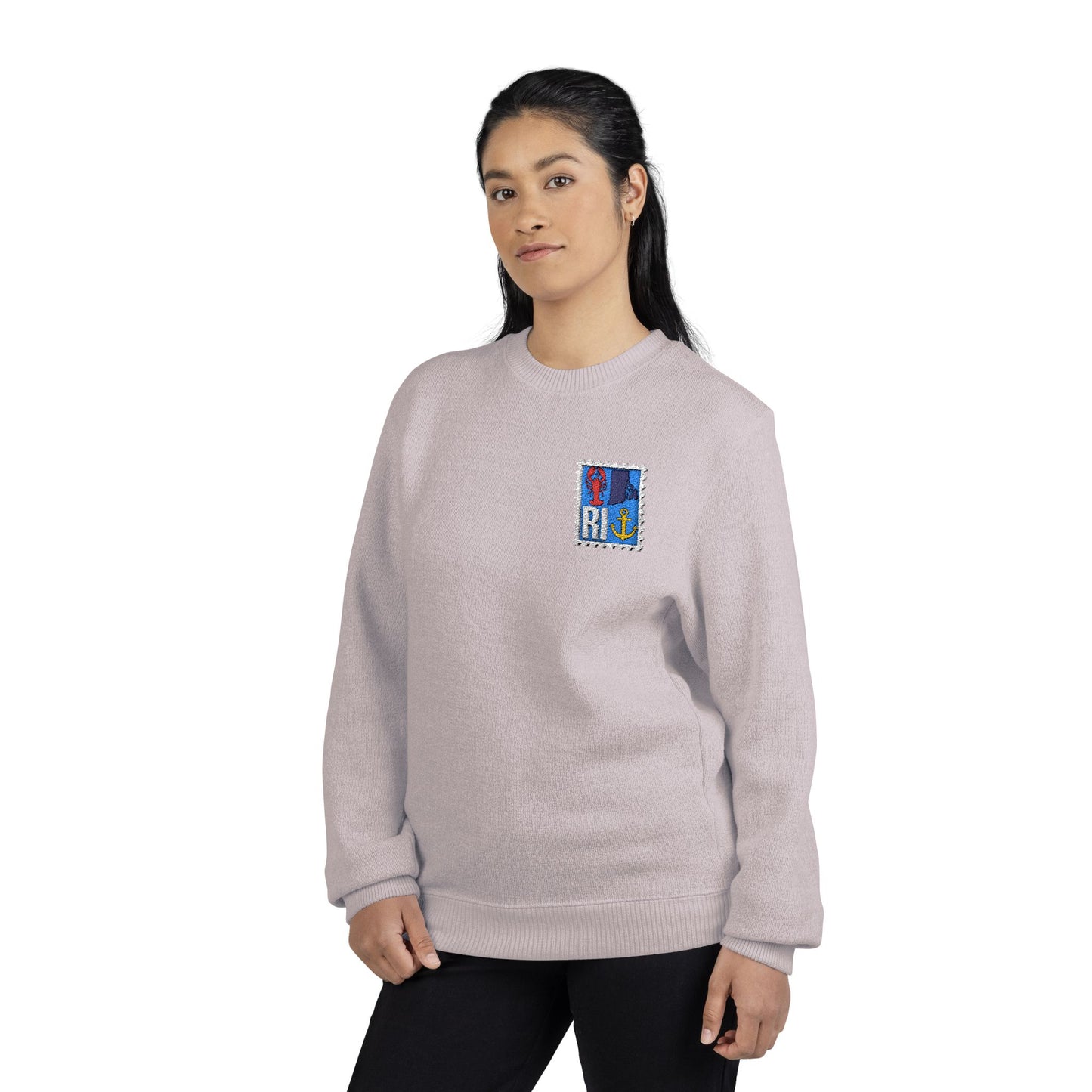 RI Stamp Knit Crewneck