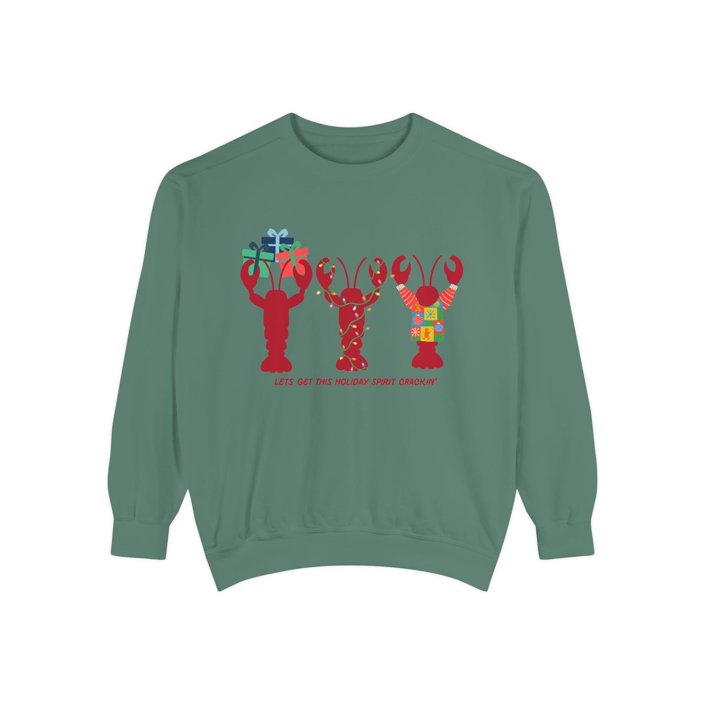 Lets Get This Holiday Spirit Crackin-Crewneck