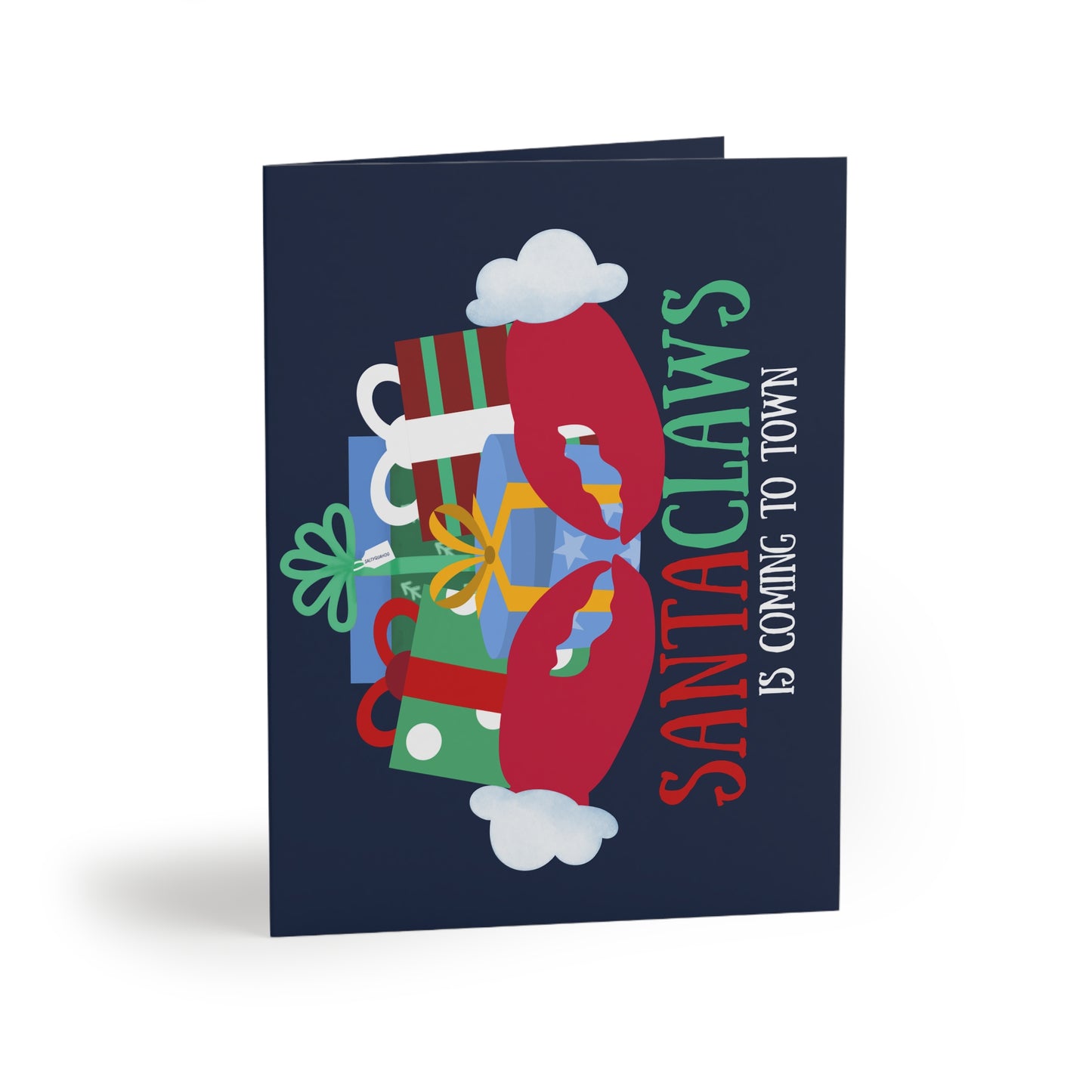 Santa Claws Christmas Cards