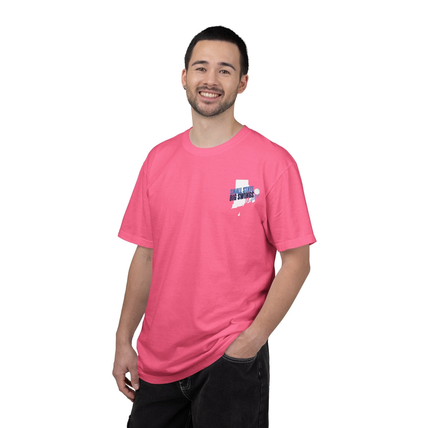 Small State Big Swings- Golfer Coastal Tee