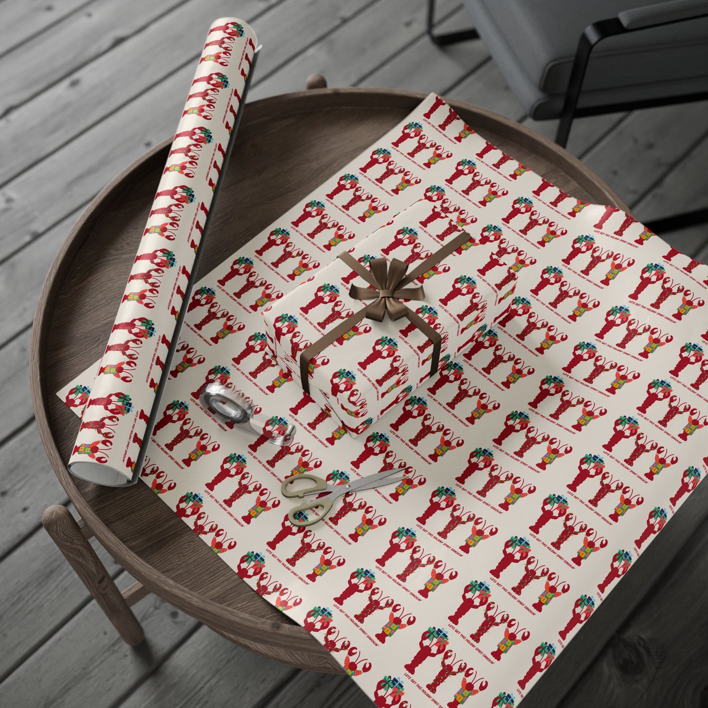 Lets Get This Holiday Spirit Crackin- Wrapping Paper