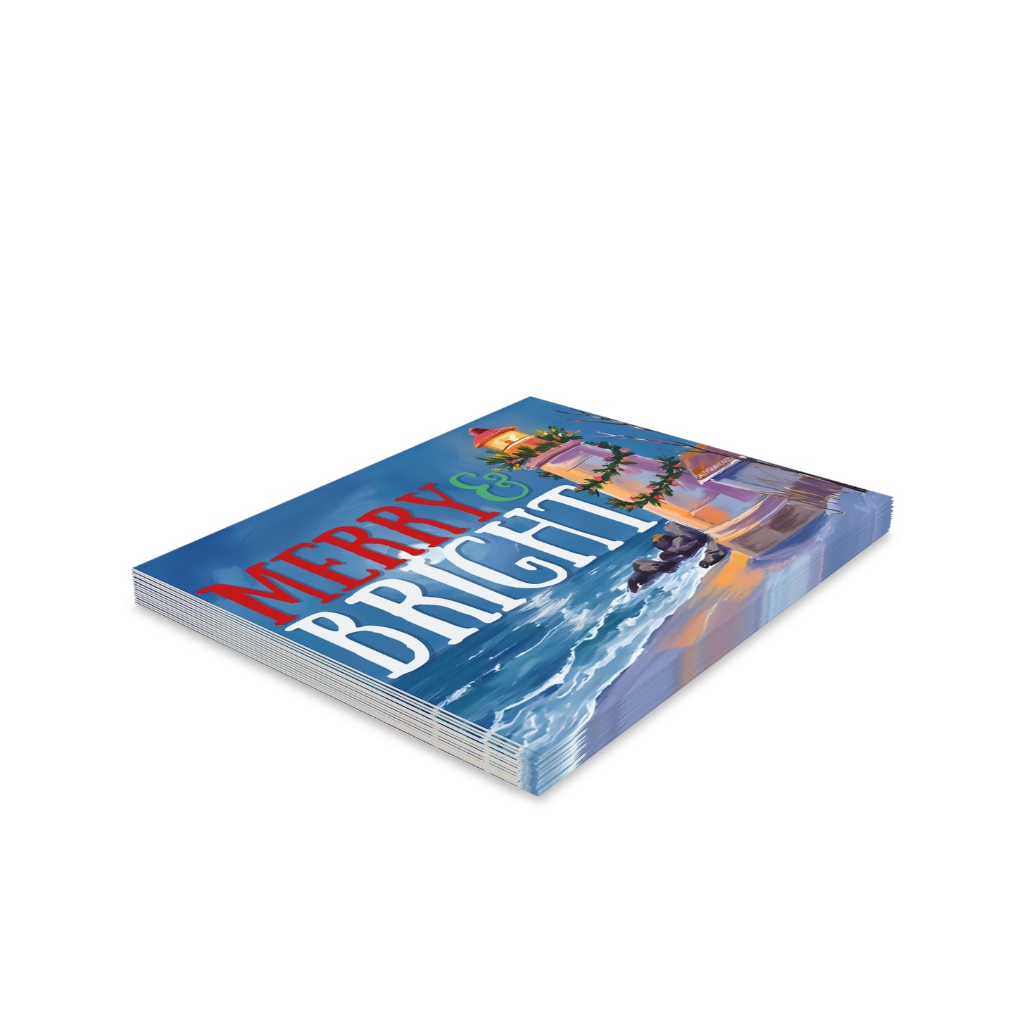 Merry and Bright-Holidays Greeting Cards (8, 16, 24 pcs)