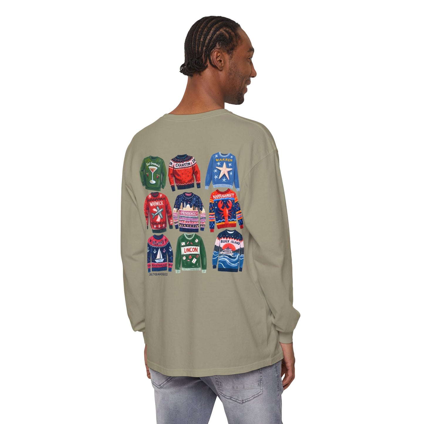 RI Ugly Sweater - Long Sleeve T-Shirt