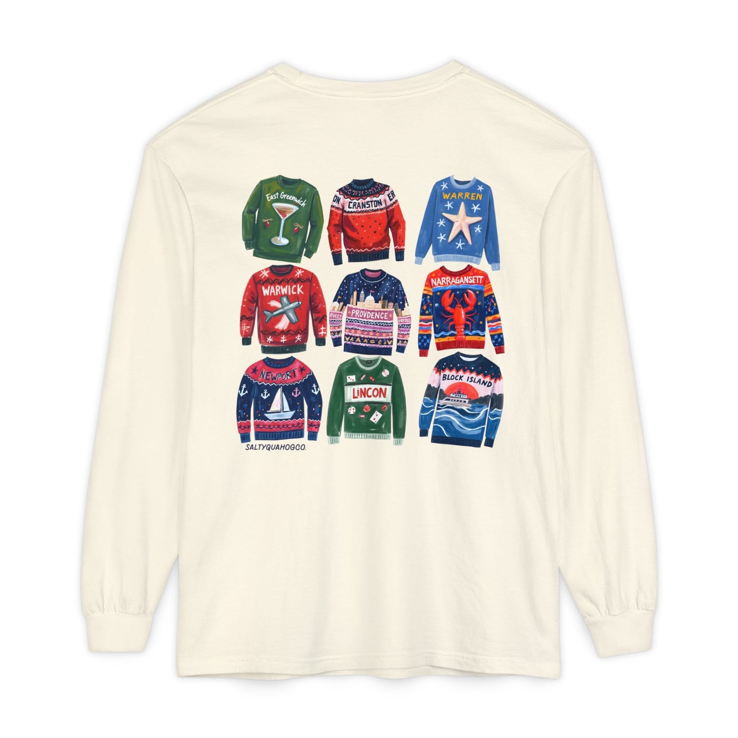 RI Ugly Sweater - Long Sleeve T-Shirt