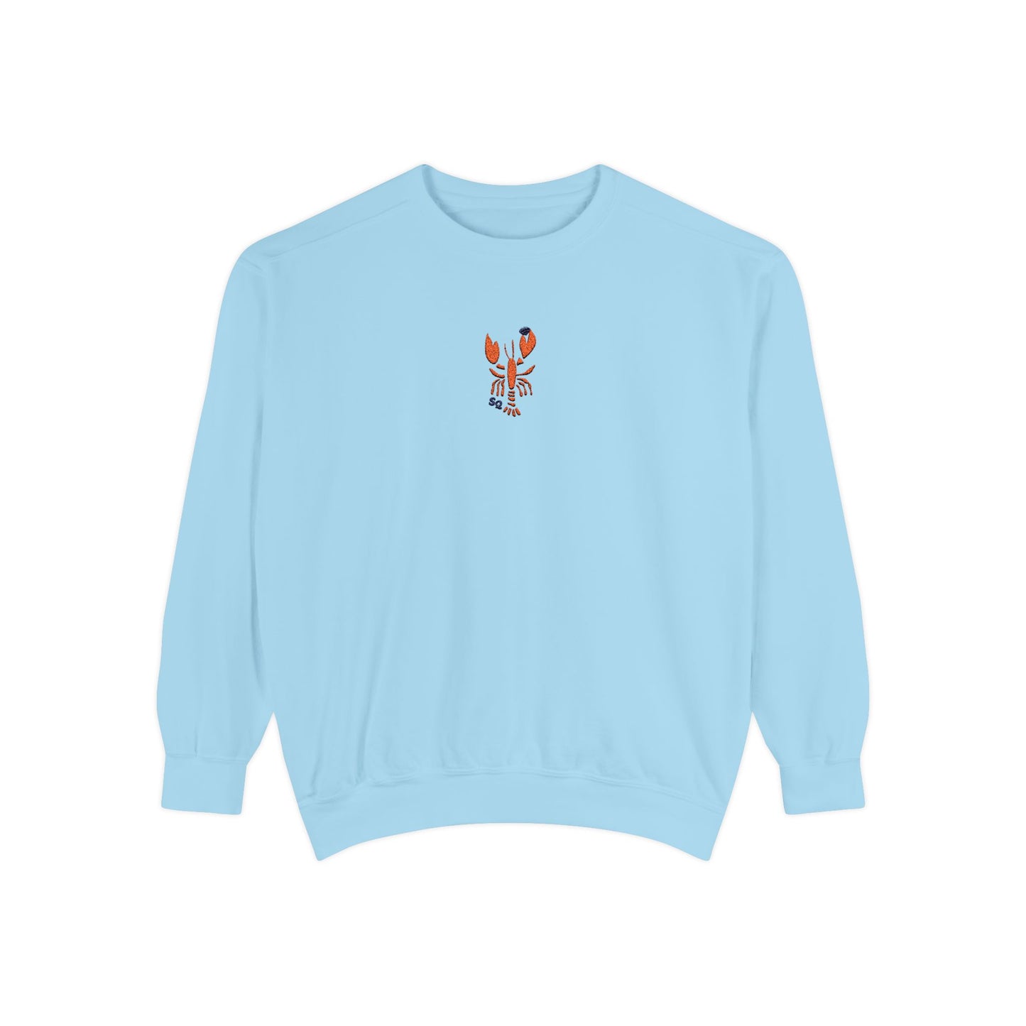 embroidered Salty Quahog Lobster Crewneck