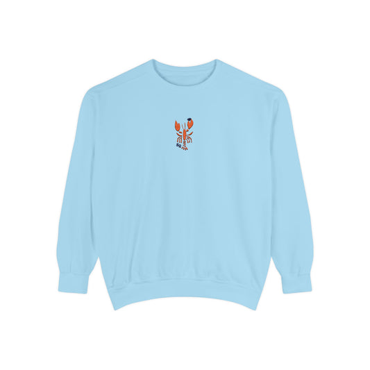 embroidered Salty Quahog Lobster Crewneck