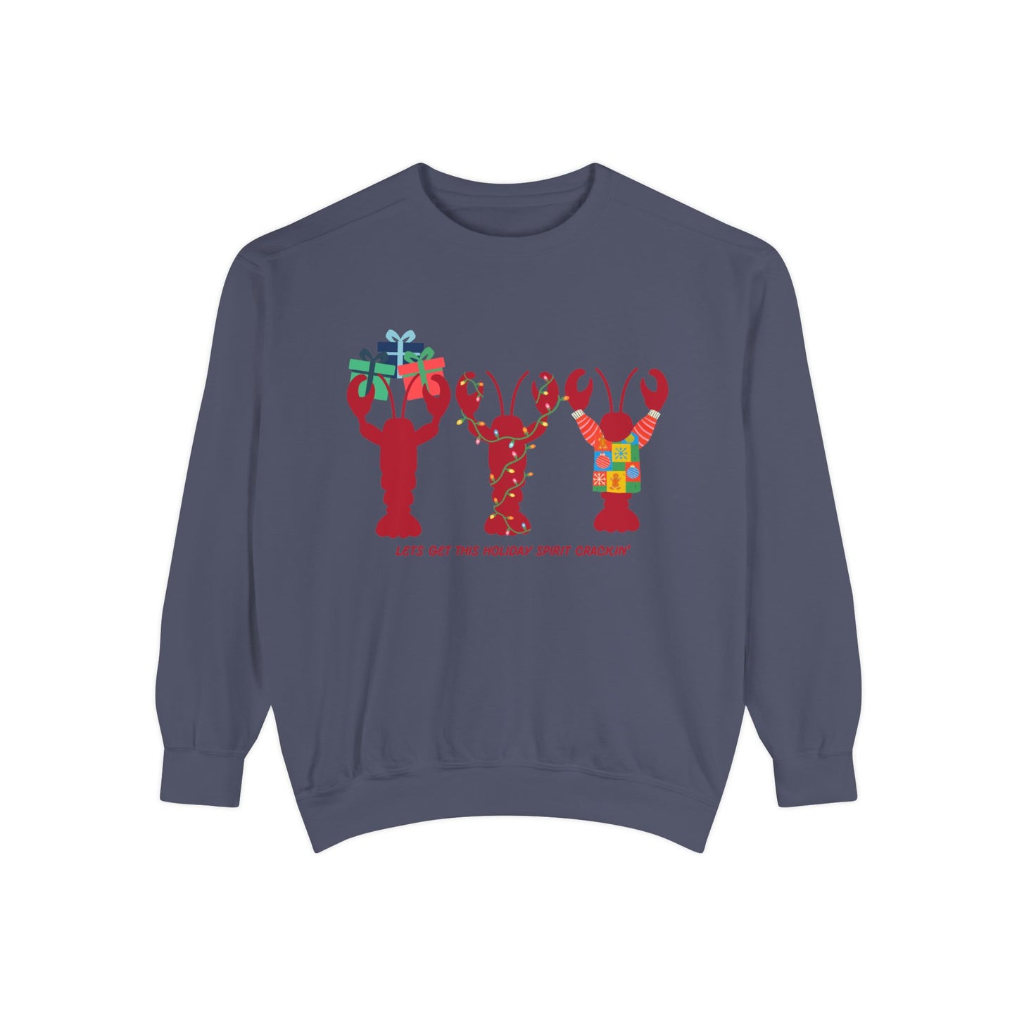 Lets Get This Holiday Spirit Crackin-Crewneck