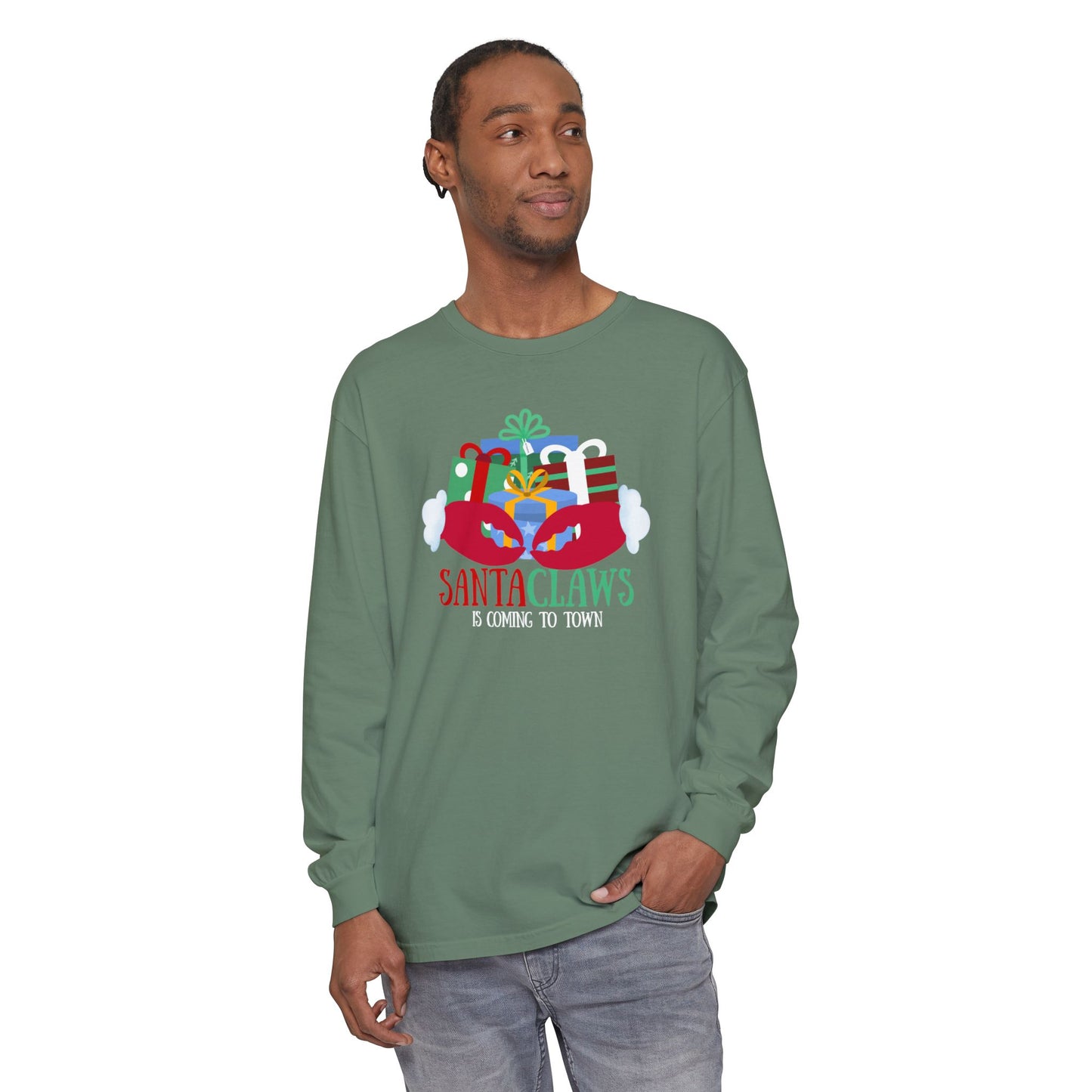 Santa Claws- Long Sleeve