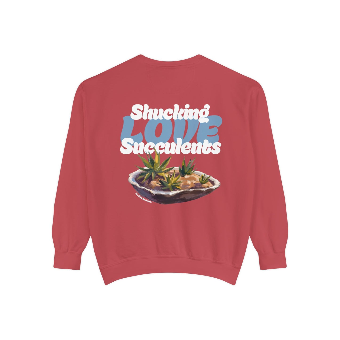 Shucking Love Succulent Graphic Sweatshirt Crewneck