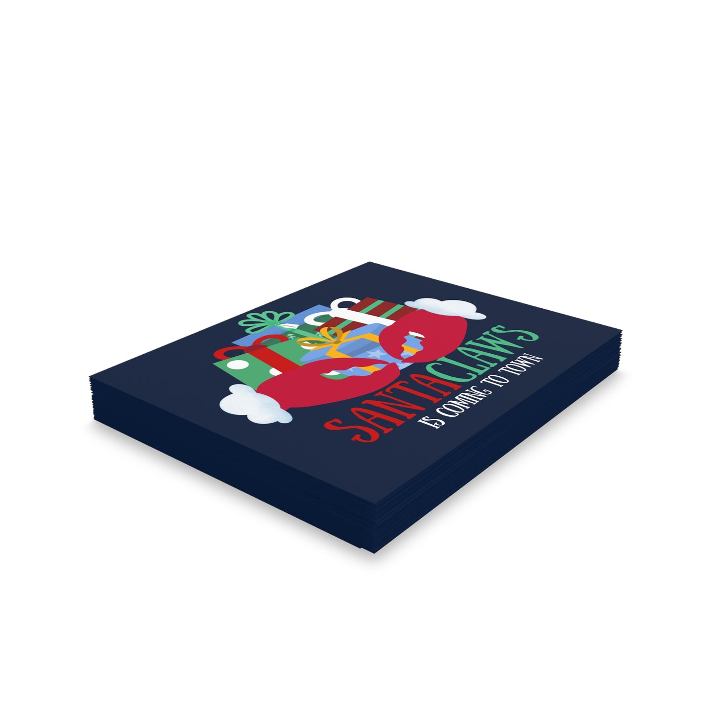 Santa Claws Christmas Cards