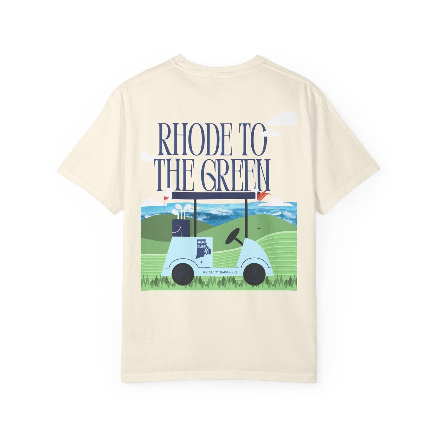 Rhode to the Green — Golfer Coastal Tee