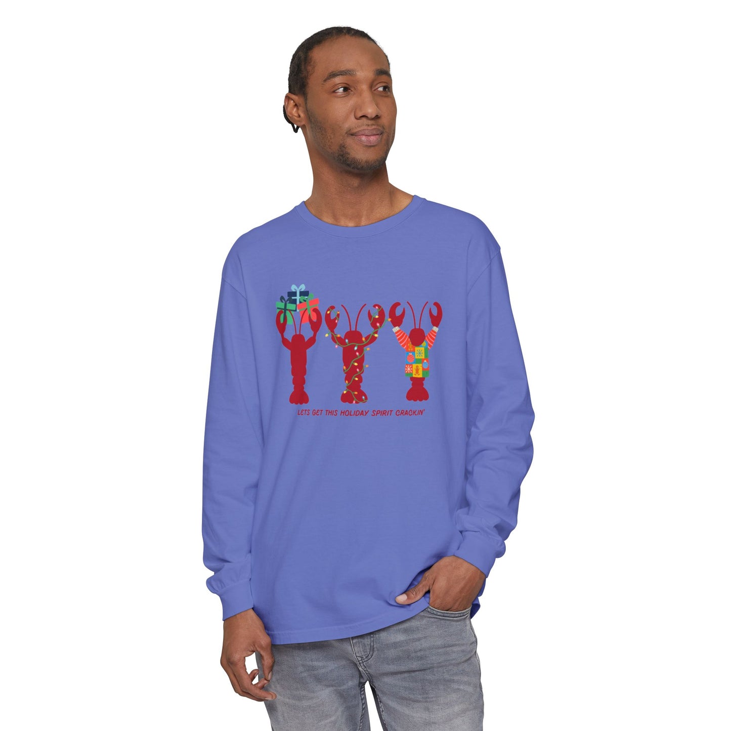 Lets Get This Holiday Spirit Crackin- Long Sleeve