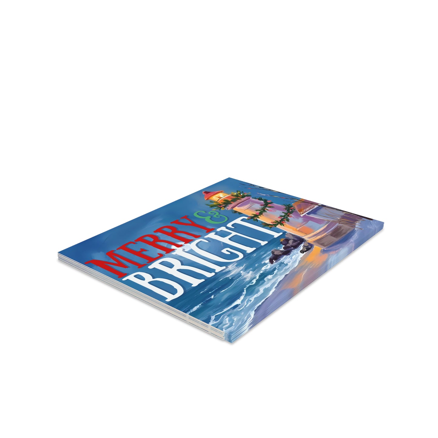 Merry and Bright-Holidays Greeting Cards (8, 16, 24 pcs)