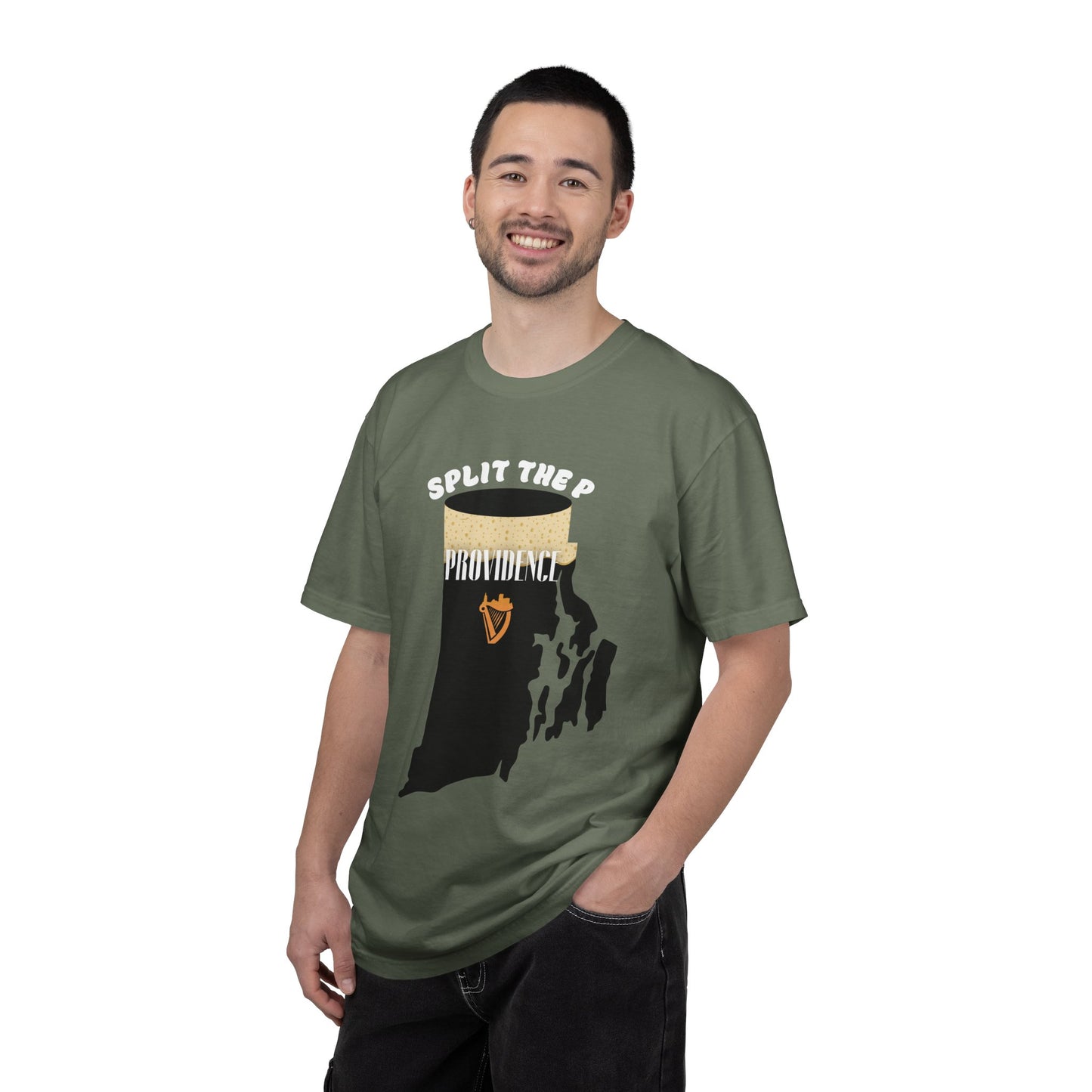 Providence Rhode Island 'Split the P' St. Patrick's Day T-Shirt — Guinness Beer Tee
