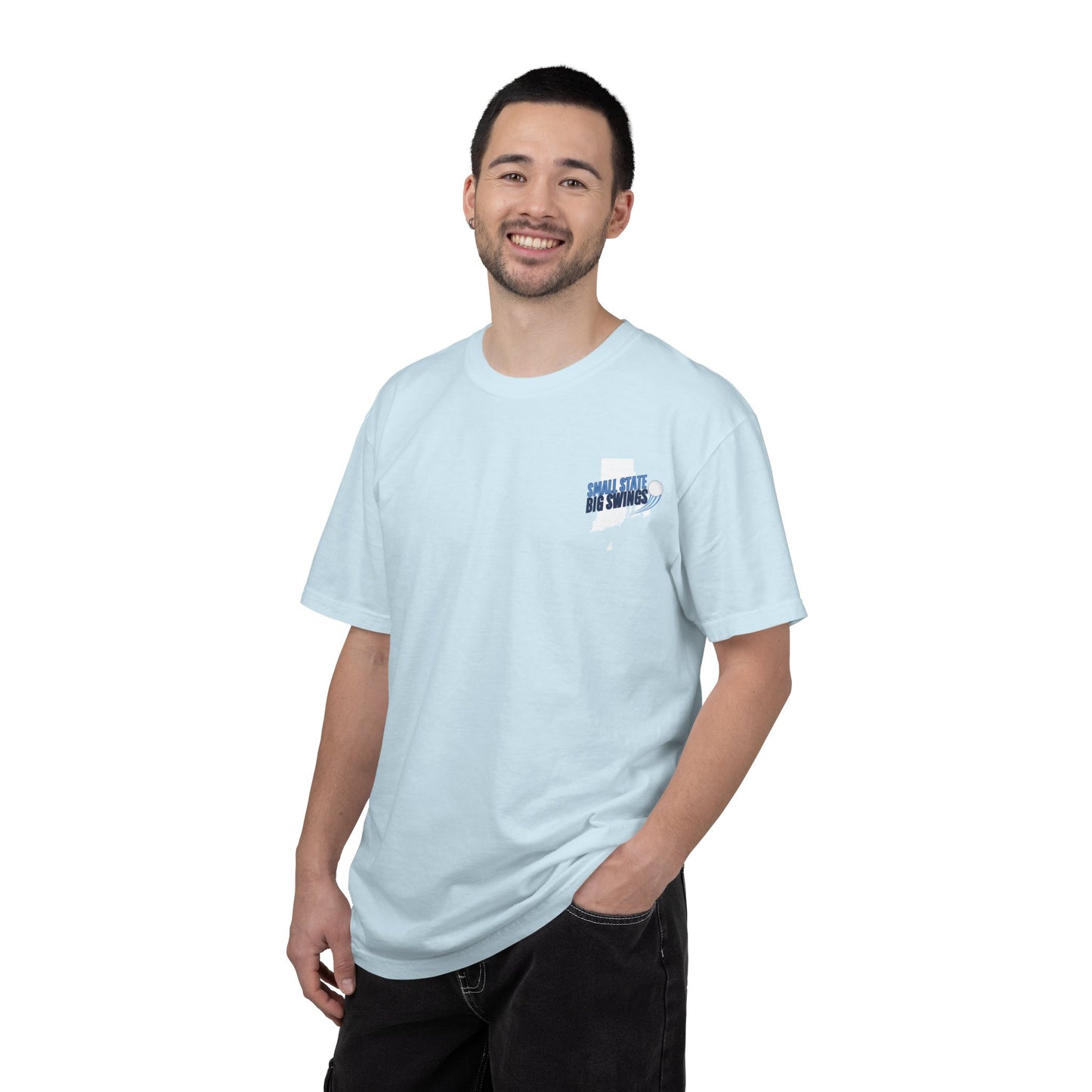 Small State Big Swings- Golfer Coastal Tee