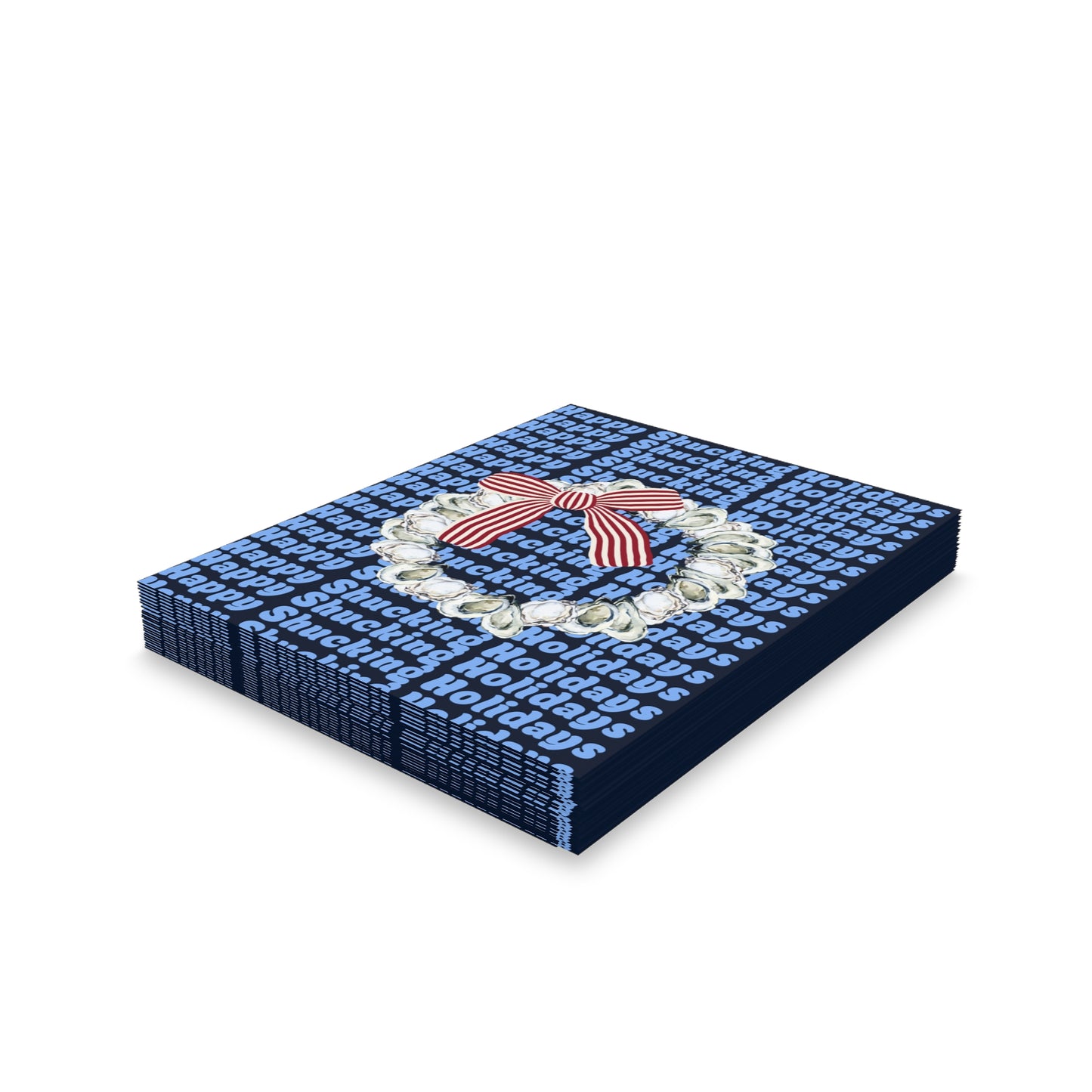 Happy Shucking Holidays Greeting Cards (8, 16, 24 pcs)