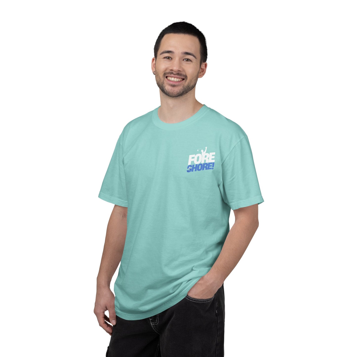 Fore Shore- Golfer Coastal Tee