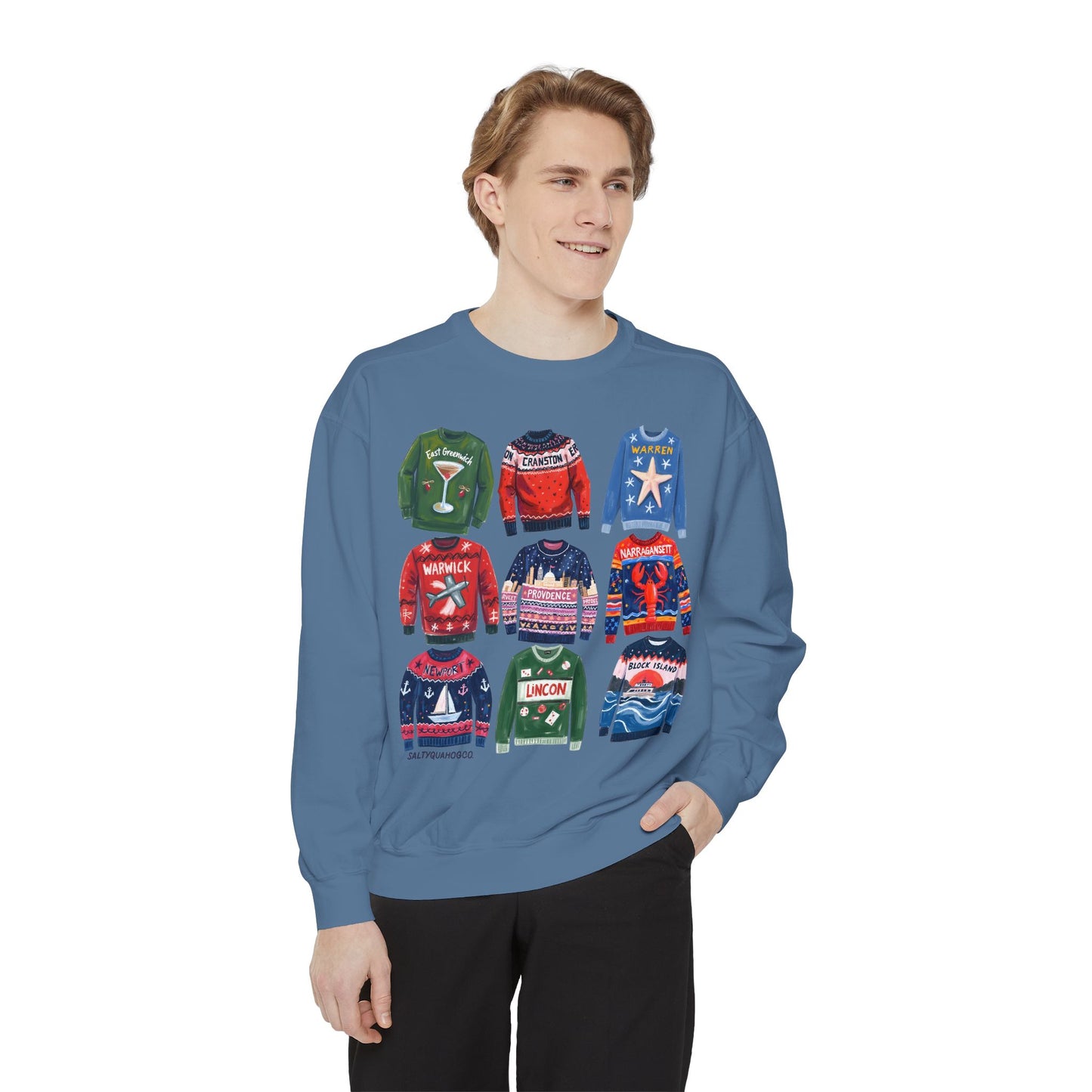 RI Ugly Sweater-Crewneck