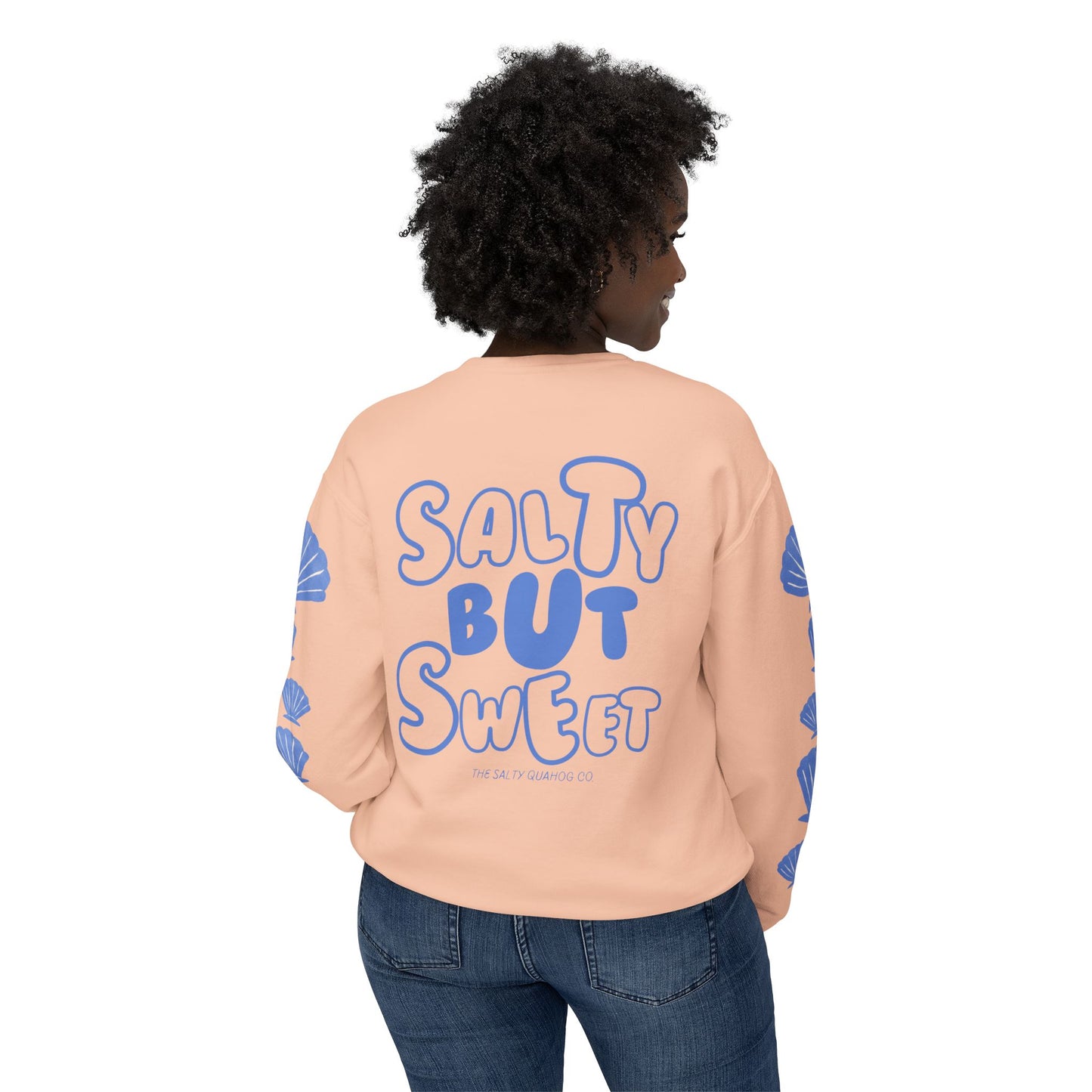 Salty But Sweet Unisex Lightweight Crewneck Sweatshirt