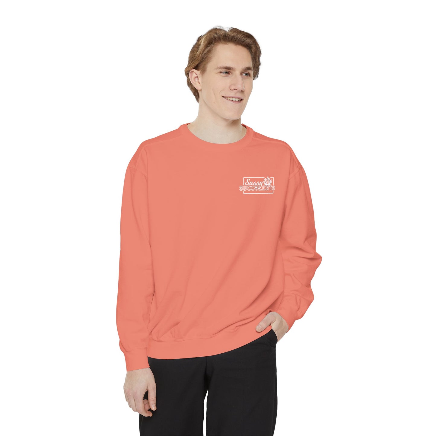 Shucking Love Succulent Graphic Sweatshirt Crewneck