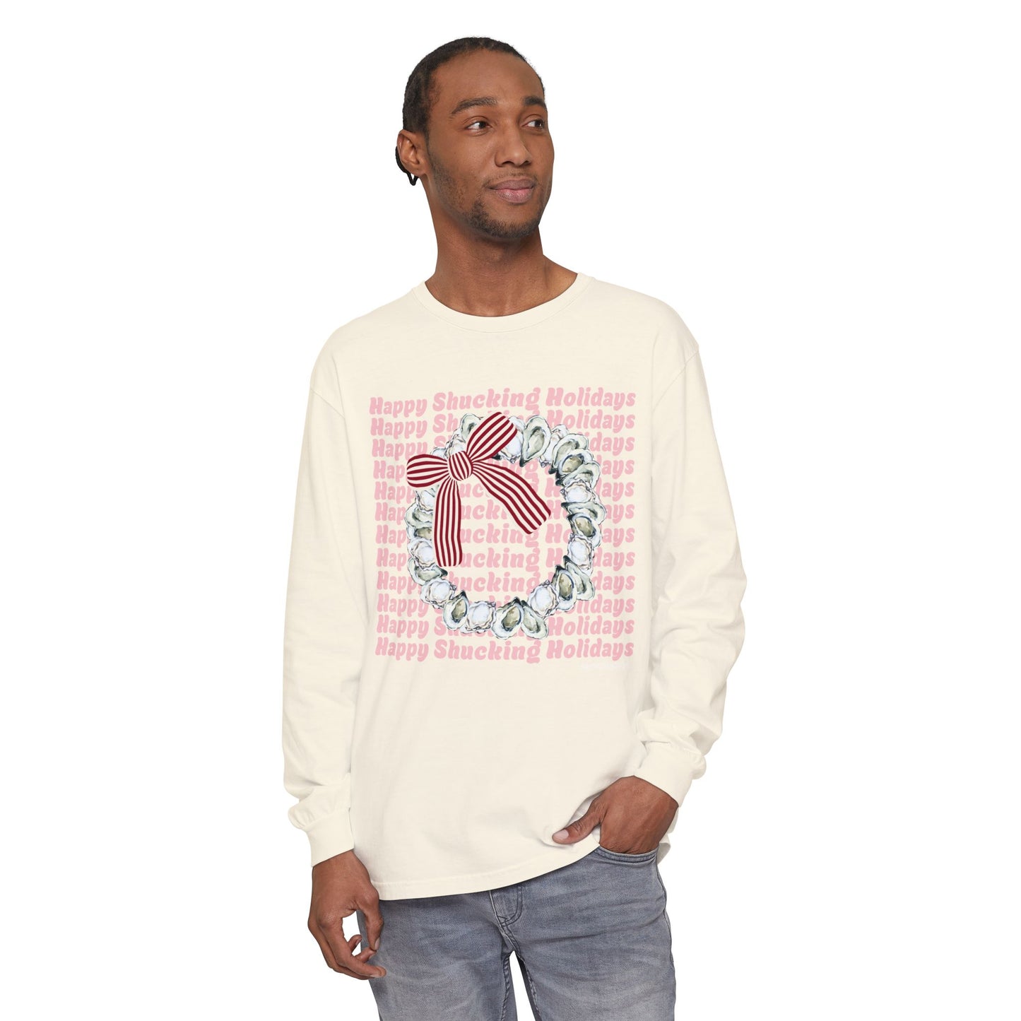 Happy Shucking Holidays Long Sleeve T-Shirt