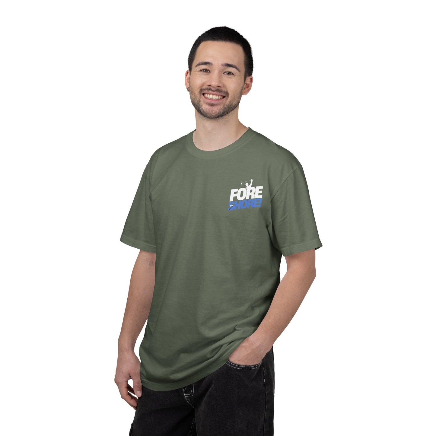Fore Shore- Golfer Coastal Tee