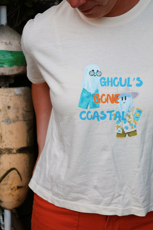 Women's Boxy Tee - Ghouls Gone Coastal Halloween Collection T-Shirt