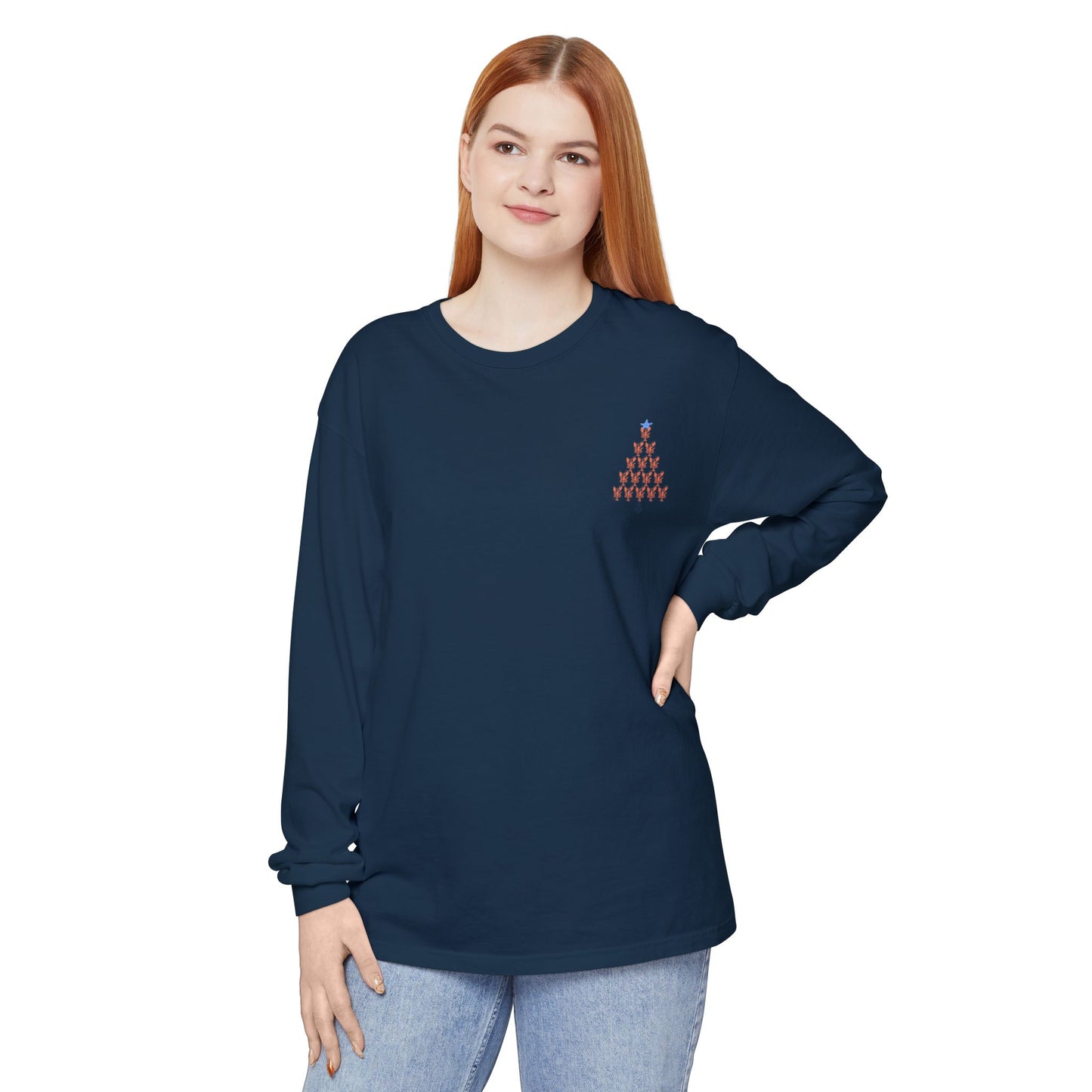 Quahog Lobster Shaped as a Lobster - Long Sleeve T-Shirt