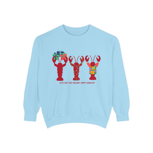 Lets Get This Holiday Spirit Crackin-Crewneck