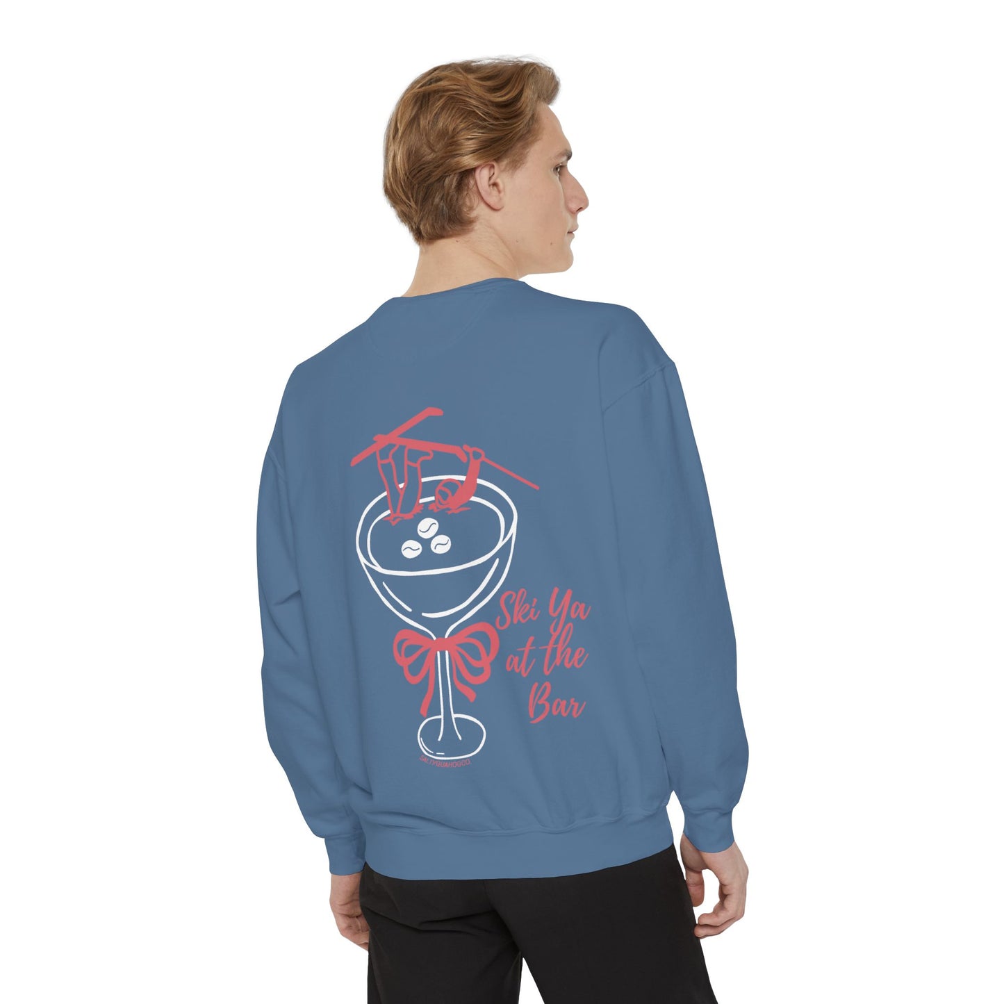 Ski Ya at the Bar-Crewneck