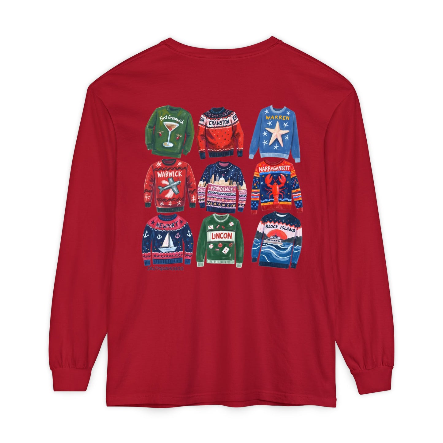 RI Ugly Sweater - Long Sleeve T-Shirt