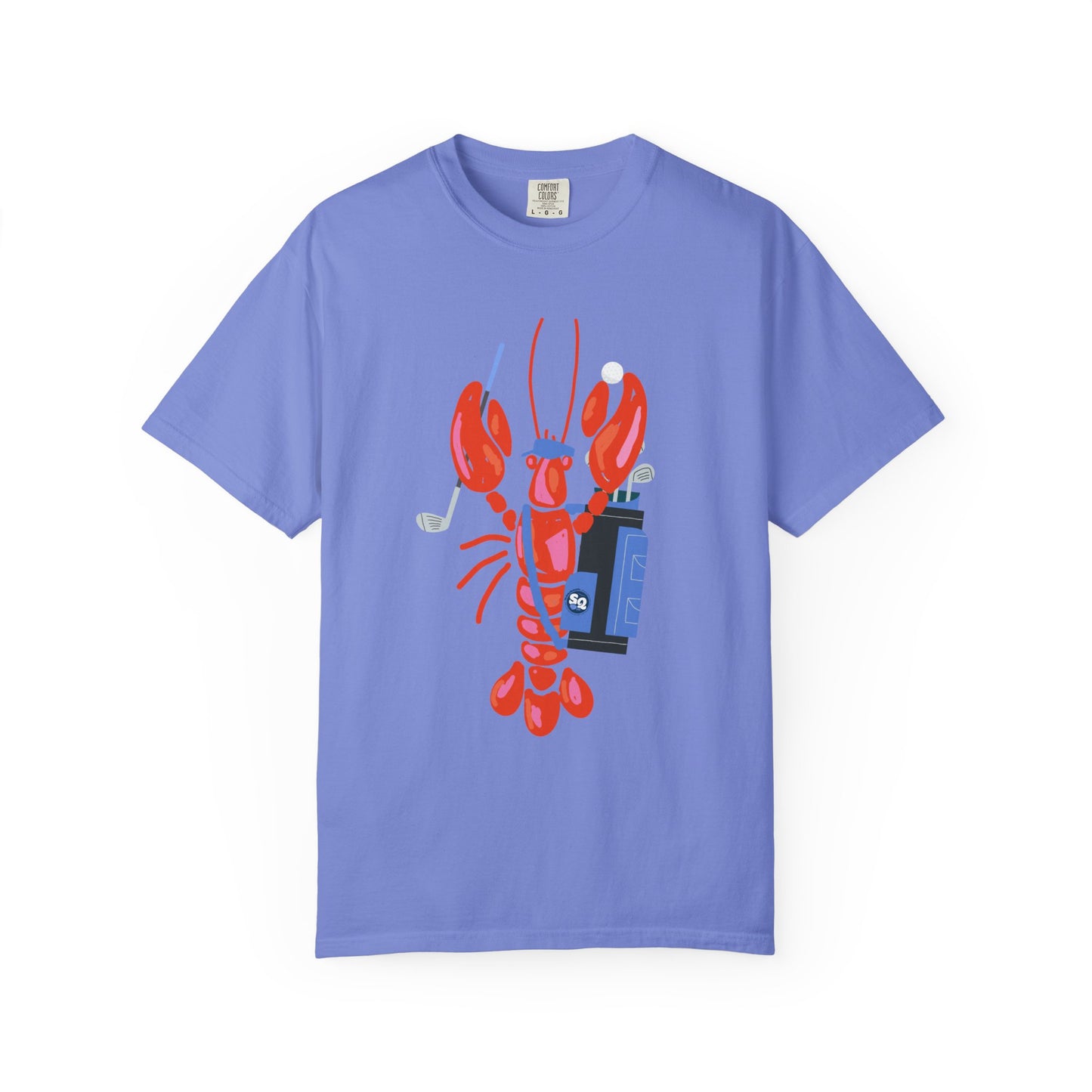 Salty Lobster Golfer- Golfer Coastal Tee