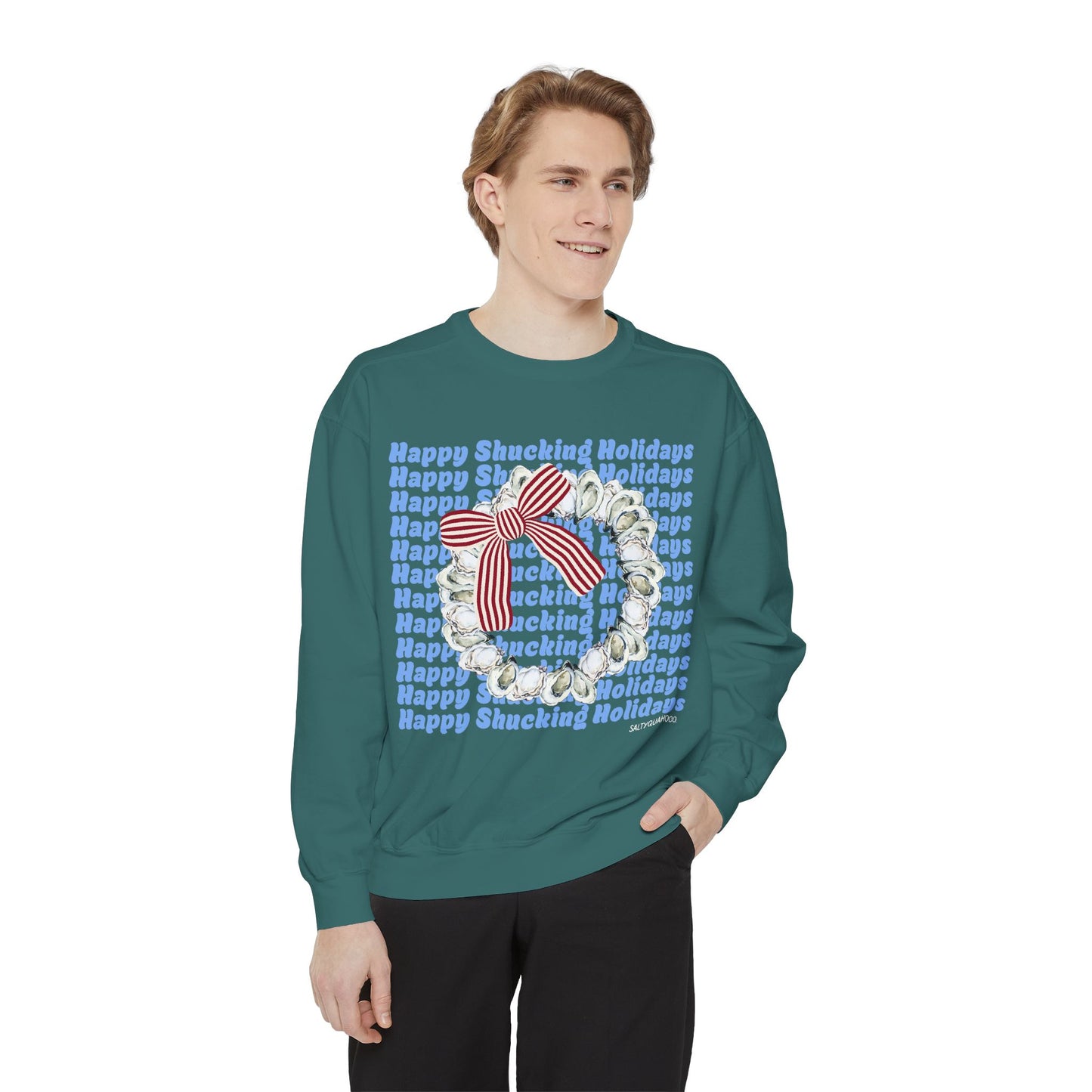 Happy Shucking Holidays-Crewneck