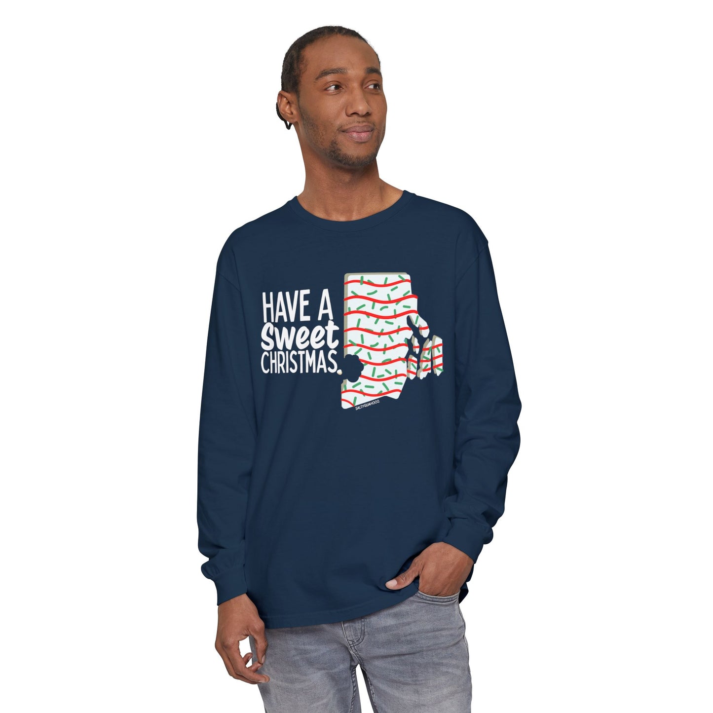 RI Shaped Holiday Cake- Long Sleeve