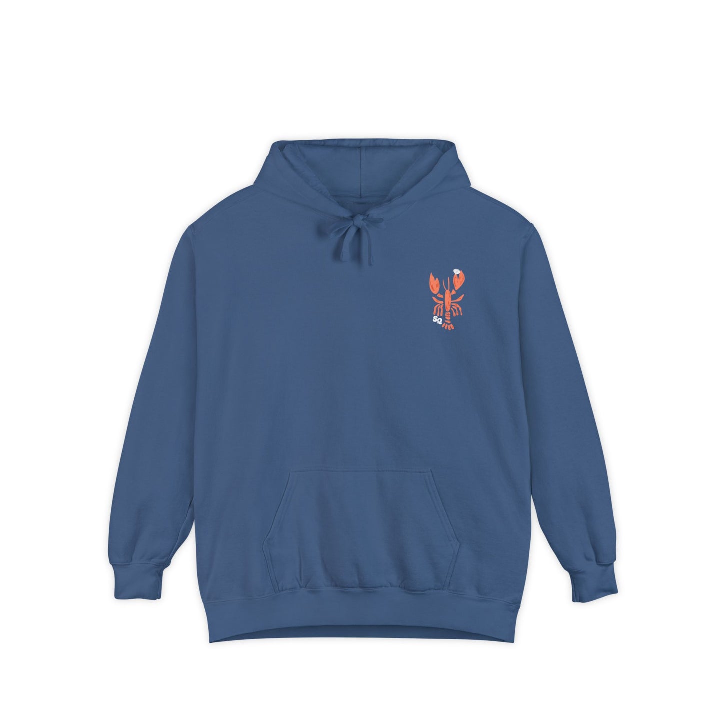 Salty Quahog Hoodie with logo on back