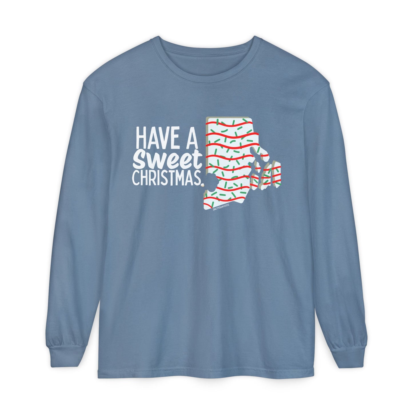 RI Shaped Holiday Cake- Long Sleeve