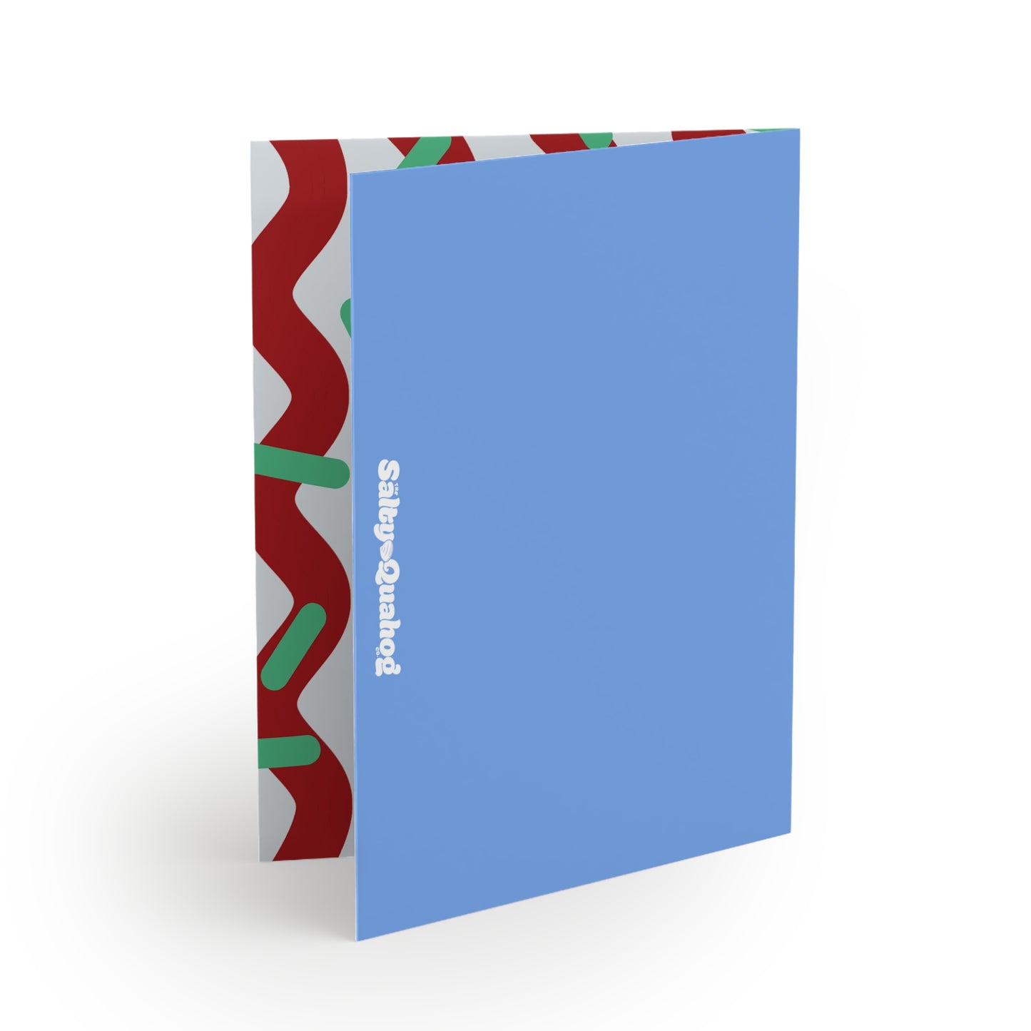 RI Shaped Holiday Cake Christmas Cards