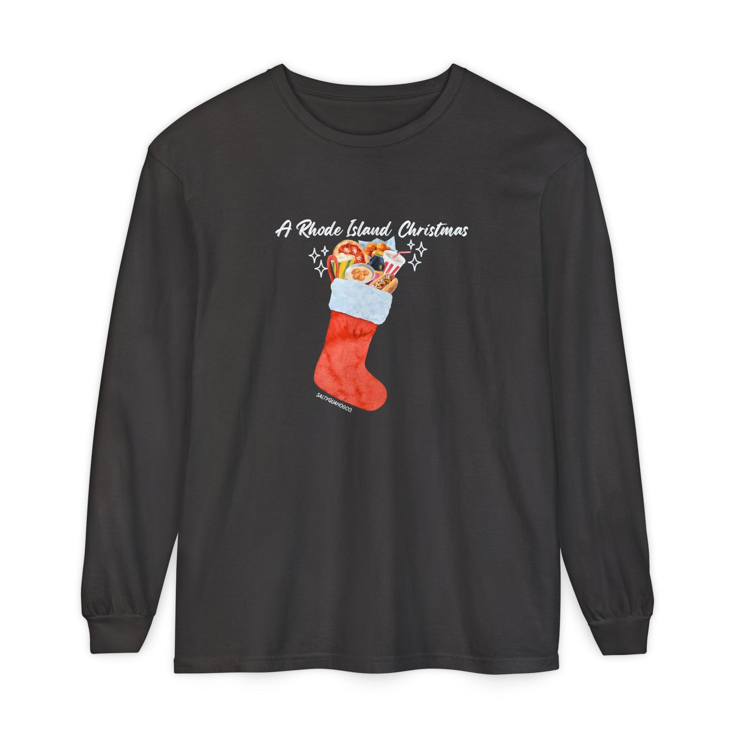 A Rhode Island Christmas- Long Sleeve T-Shirt