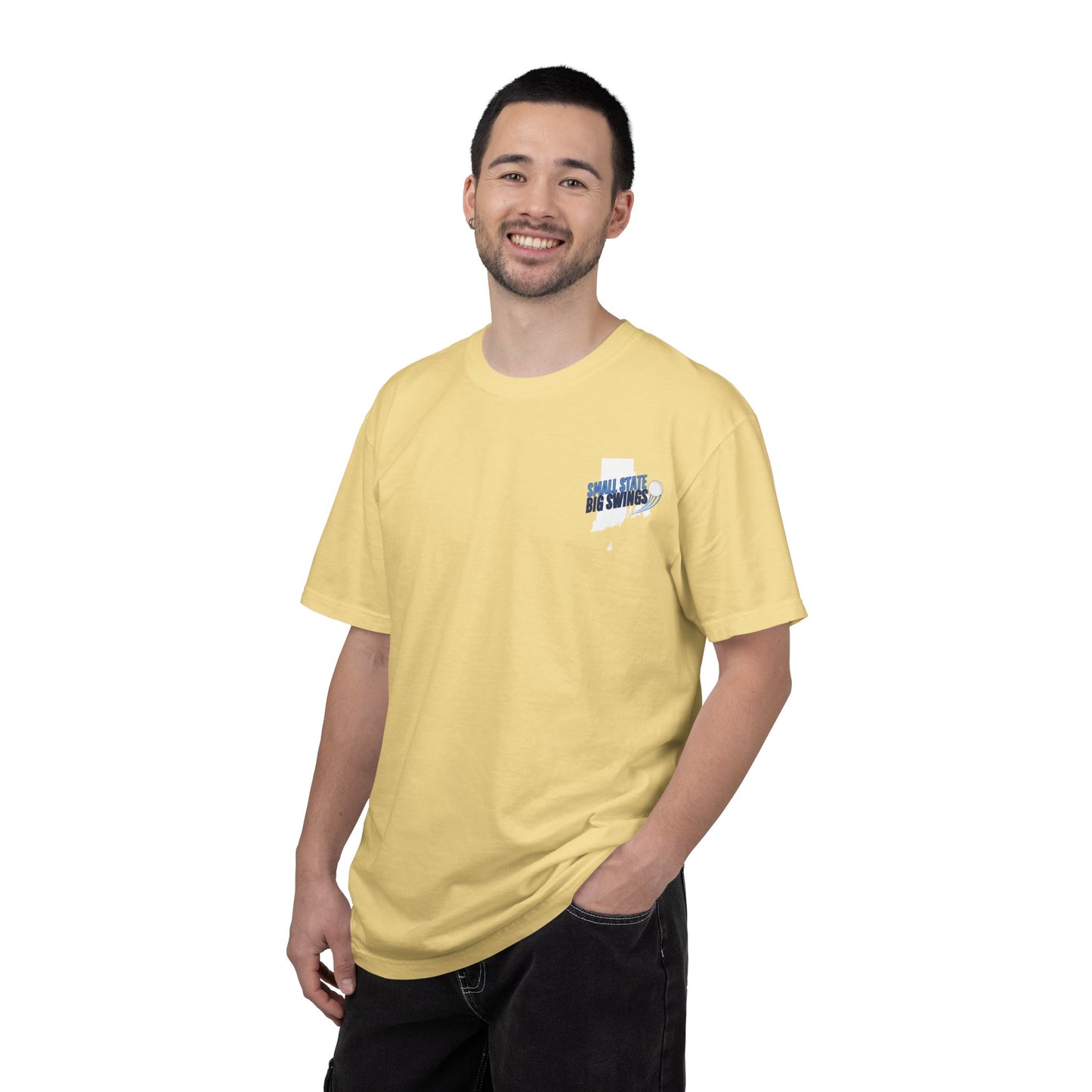 Small State Big Swings- Golfer Coastal Tee