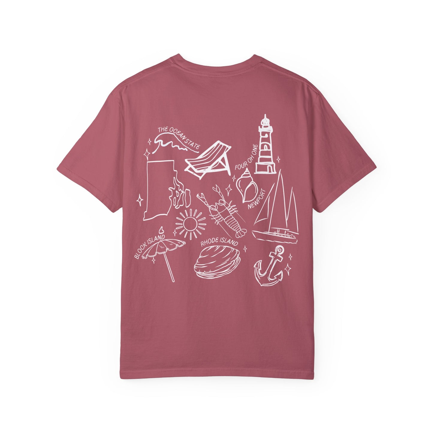 Unisex Rhode Island Sketched Out Shirt