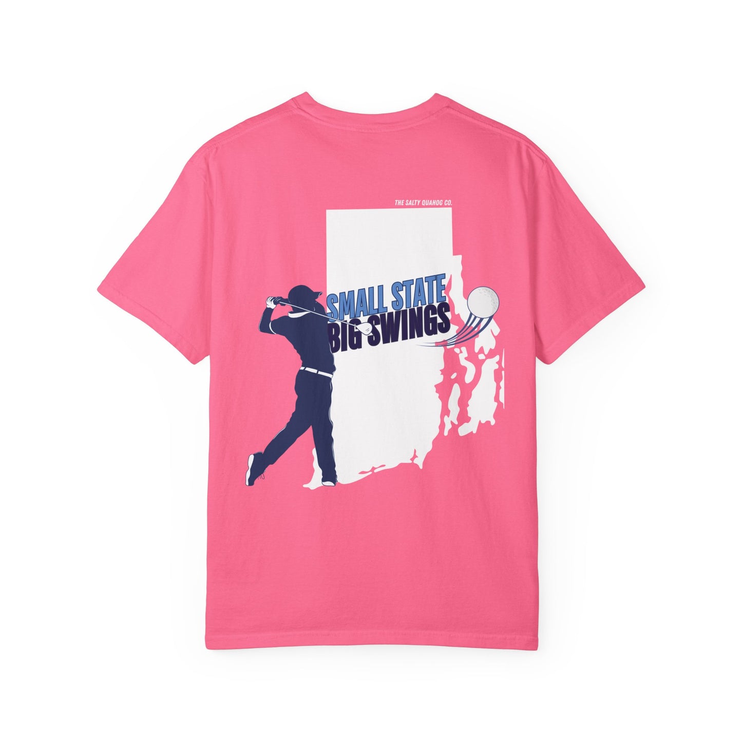 Small State Big Swings- Golfer Coastal Tee