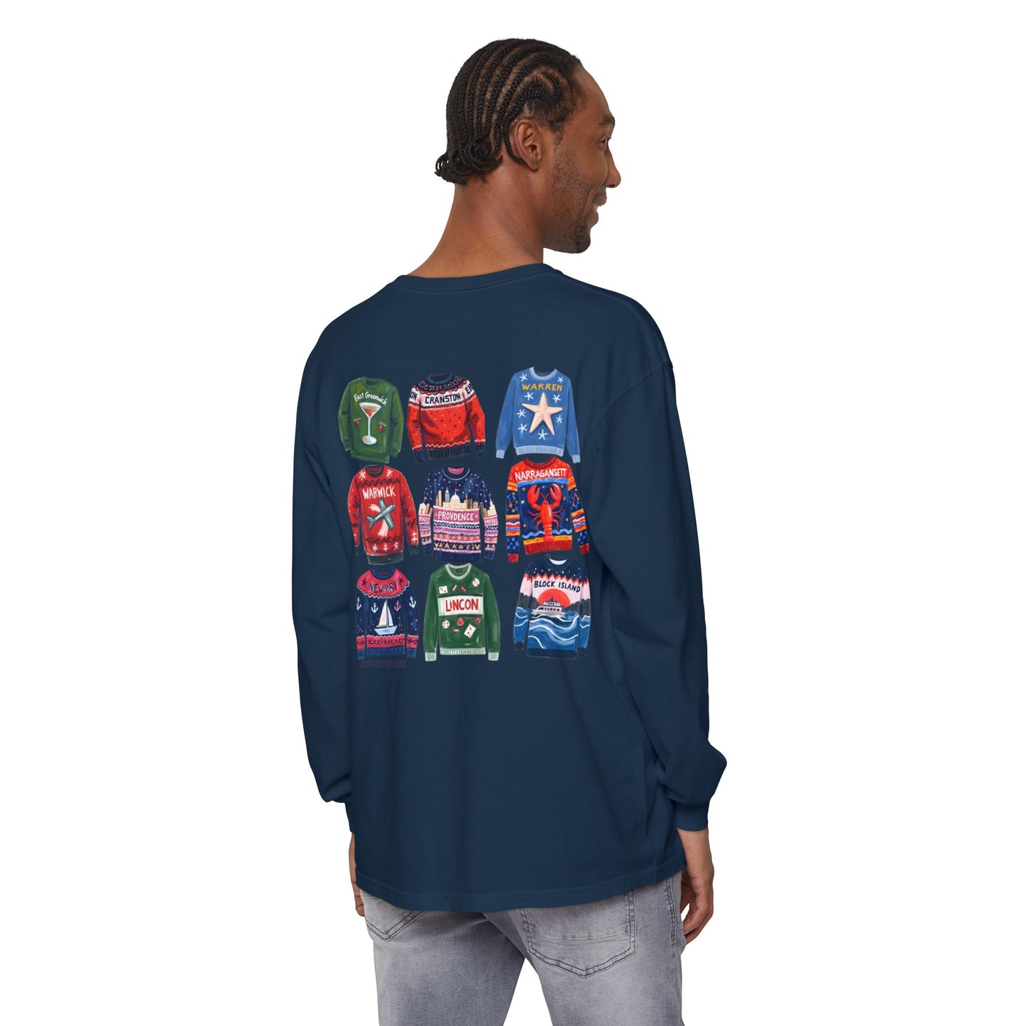 RI Ugly Sweater - Long Sleeve T-Shirt