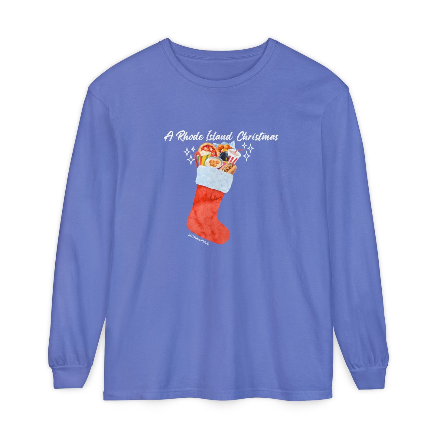 A Rhode Island Christmas- Long Sleeve T-Shirt