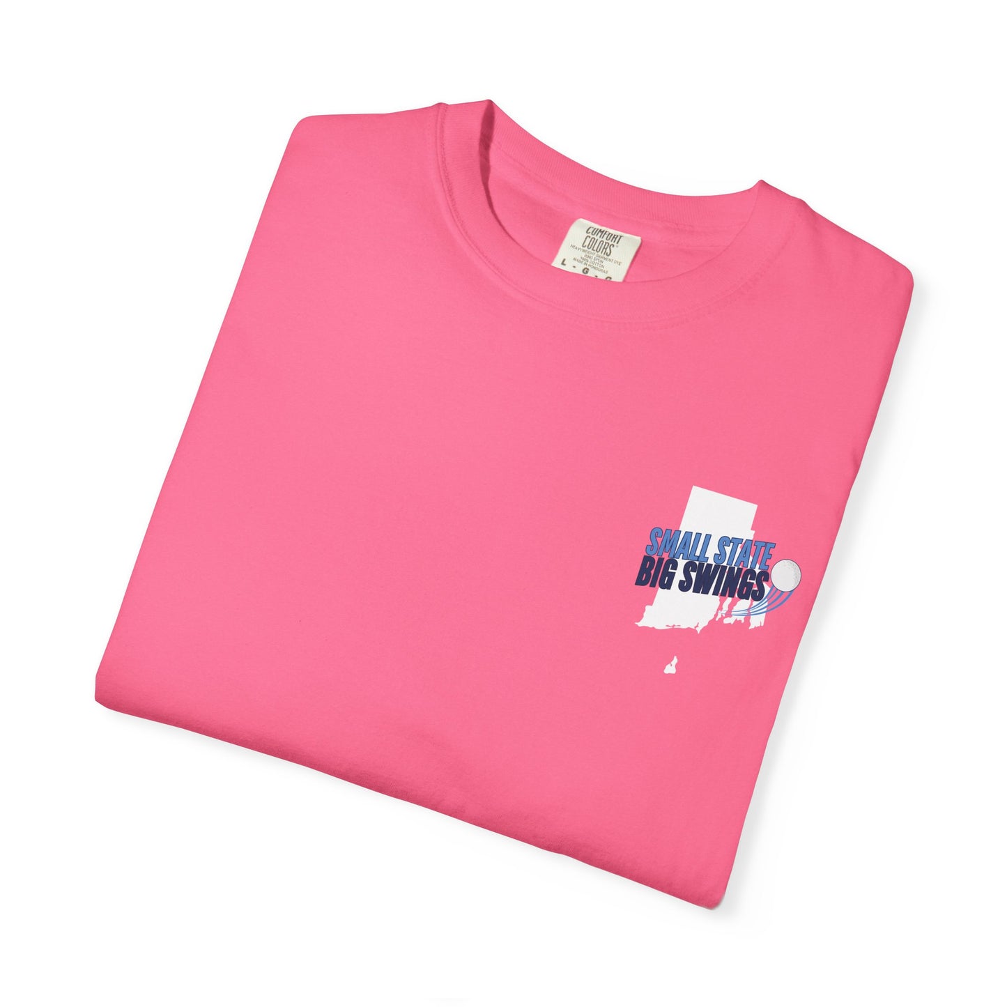 Small State Big Swings- Golfer Coastal Tee