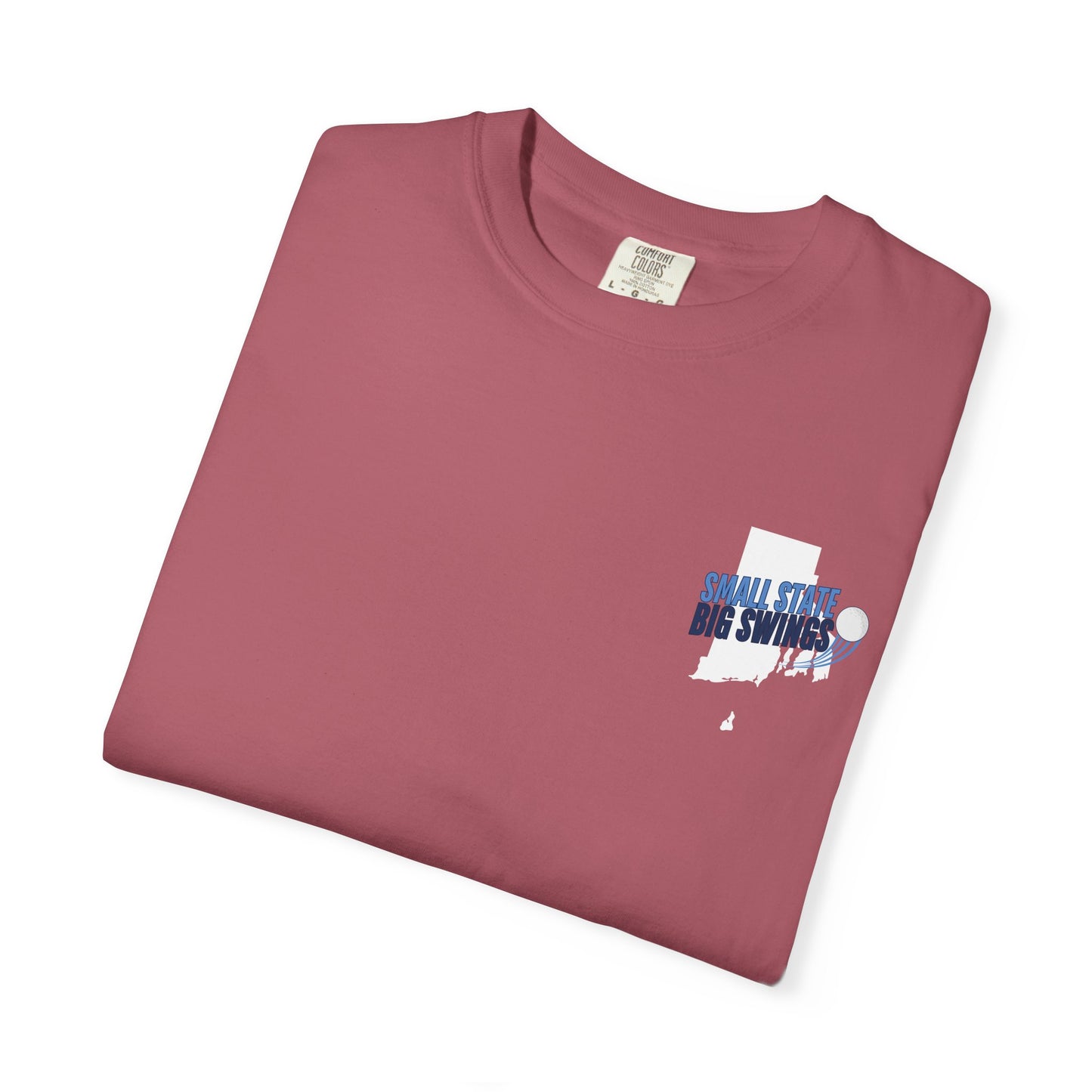 Small State Big Swings- Golfer Coastal Tee