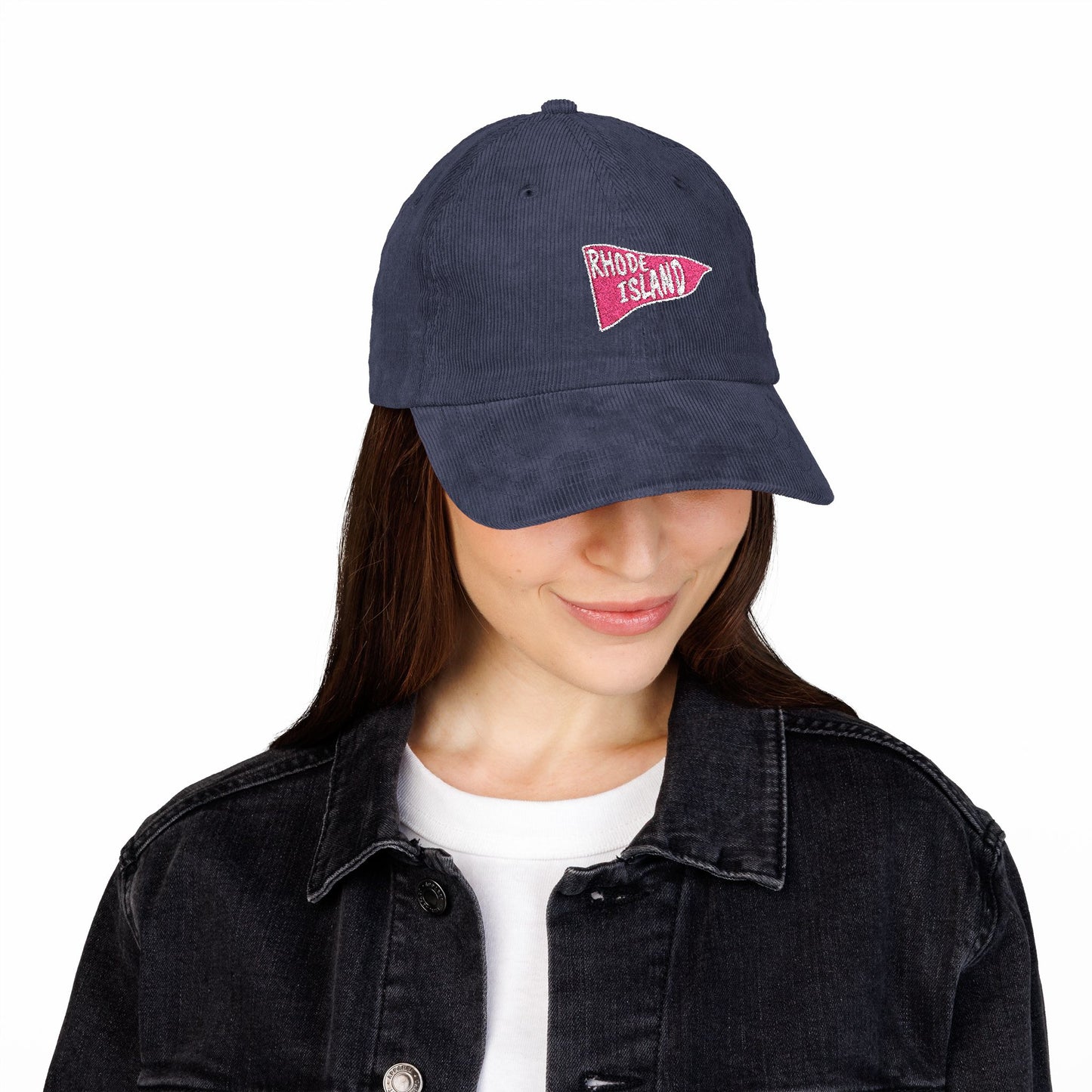 RI College Hat Red Flag