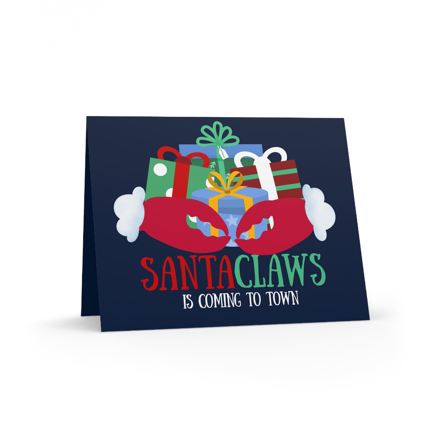 Santa Claws Christmas Cards