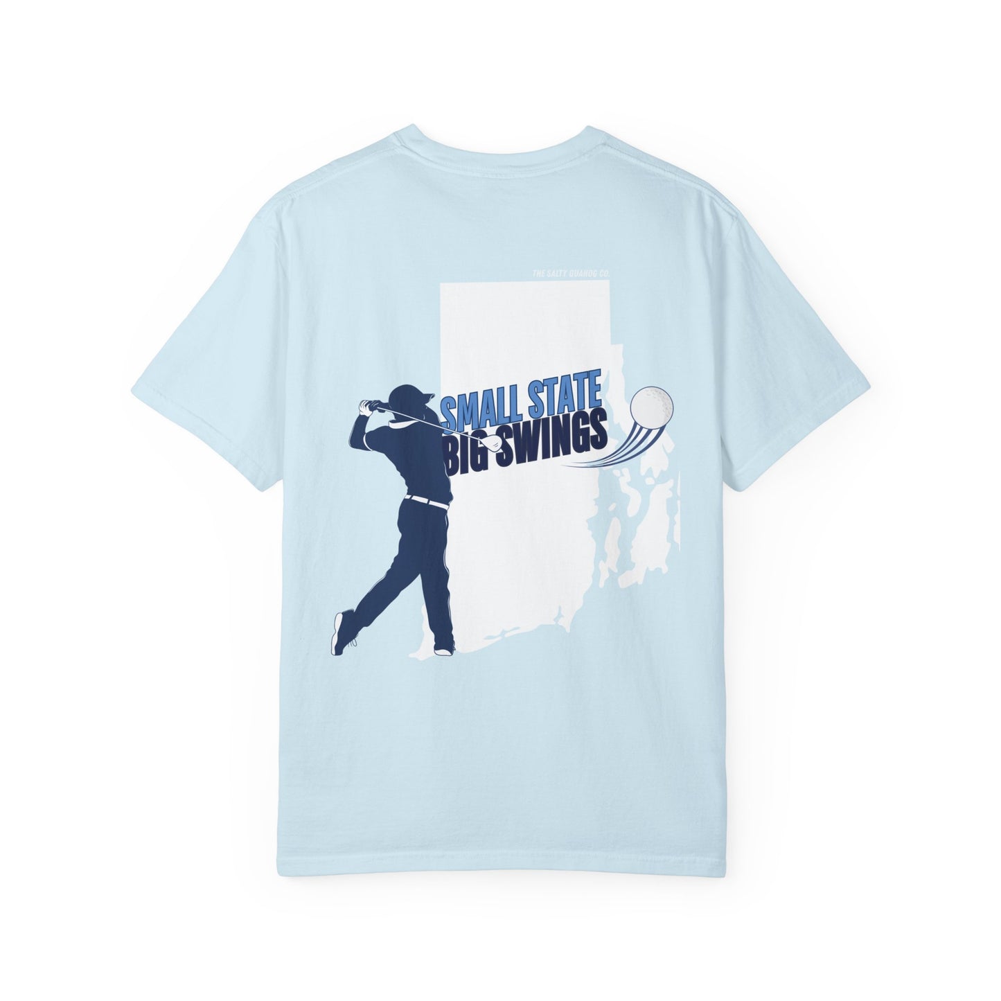 Small State Big Swings- Golfer Coastal Tee