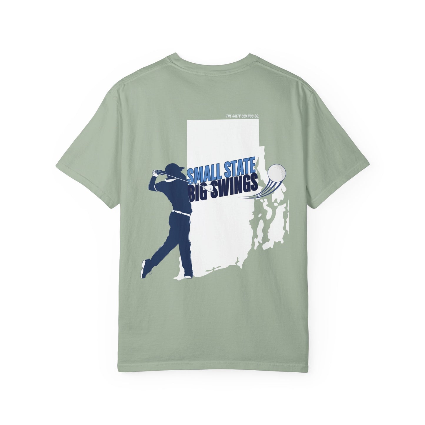 Small State Big Swings- Golfer Coastal Tee